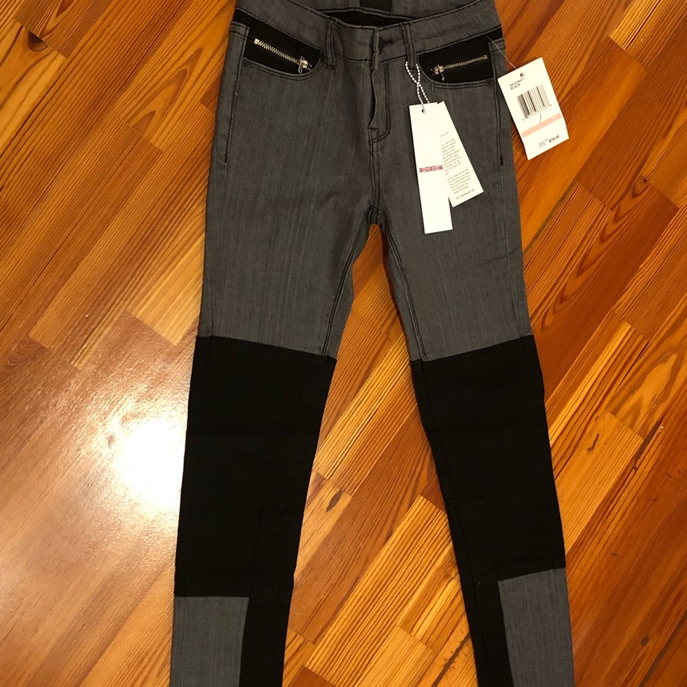 Hudson jeans, tight and skinny, grey